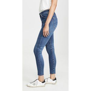 Ag Adriano Goldschmied Jeans The Farrah Skinny Ankle High Rise Blue 28